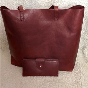 Madewell tote + wallet